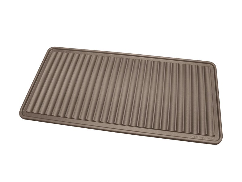 WeatherTech حامل الأحذية WeatherTech (16"x36") - بني - سجادة متينة للأحذية والأحذية المتسخة - Image 1